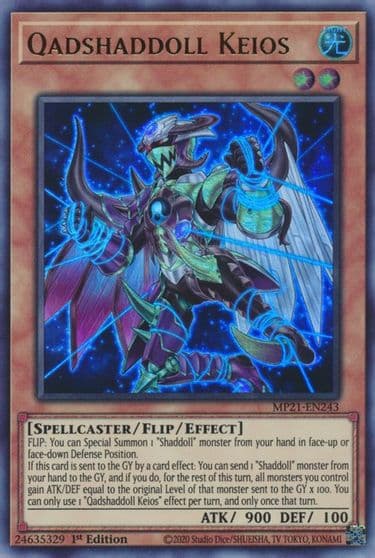 Qadshaddoll Keios 2021 Tin of Ancient Battles Yu-Gi-Oh! card