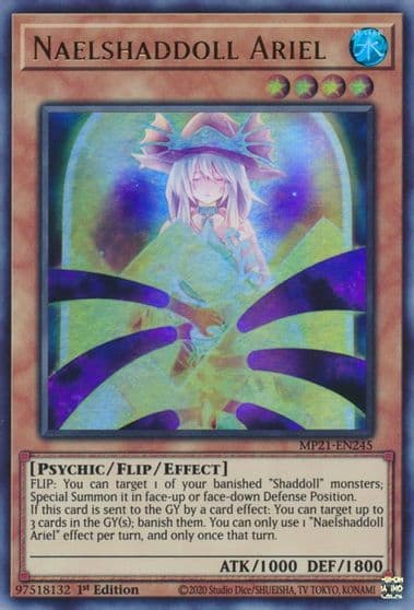 Naelshaddoll Ariel 2021 Tin of Ancient Battles Yu-Gi-Oh! card
