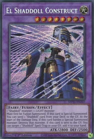 El Shaddoll Construct 2021 Tin of Ancient Battles Yu-Gi-Oh! card