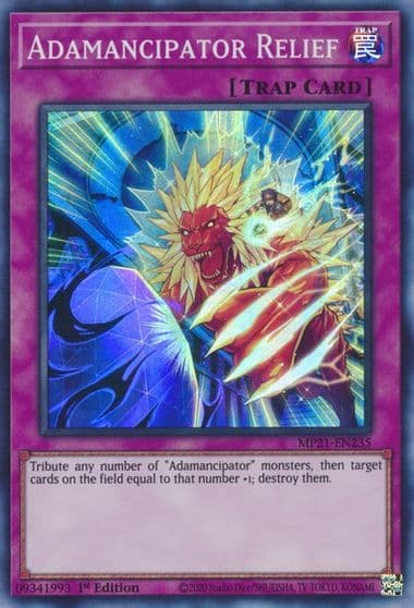 Adamancipator Relief 2021 Tin of Ancient Battles Yu-Gi-Oh! card