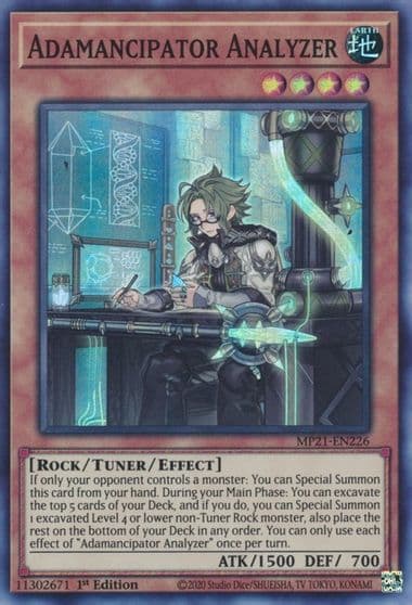Adamancipator Analyzer 2021 Tin of Ancient Battles Yu-Gi-Oh! card