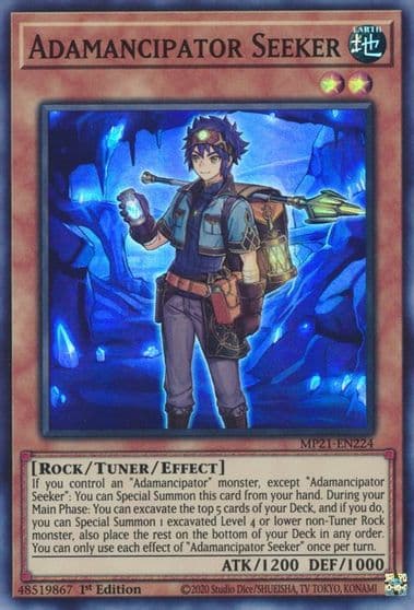 Adamancipator Seeker 2021 Tin of Ancient Battles Yu-Gi-Oh! card