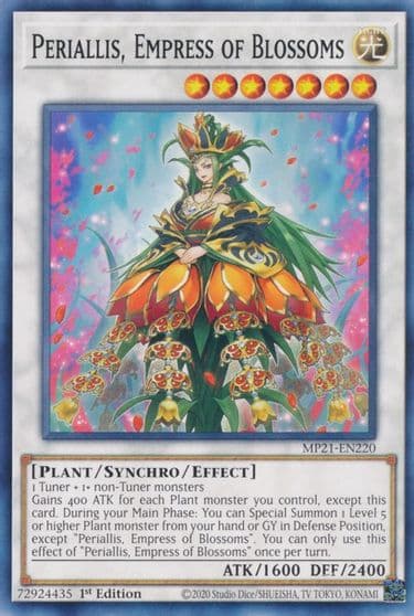 Periallis Empress of Blossoms 2021 Tin of Ancient Battles Yu-Gi-Oh! card