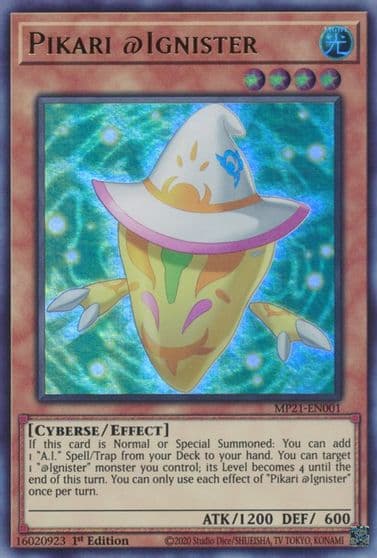 Pikari Ignister 2021 Tin of Ancient Battles Yu-Gi-Oh! card