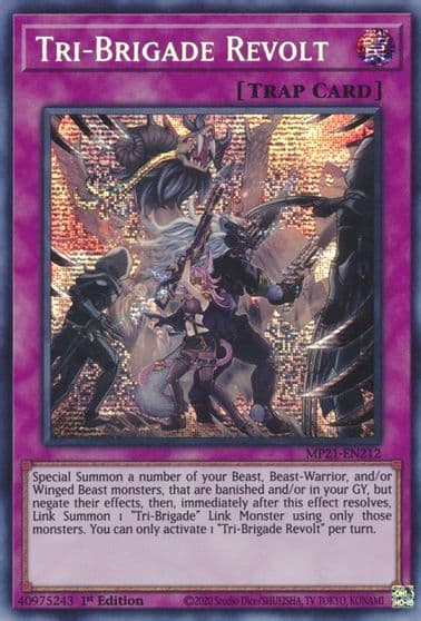 Tri Brigade Revolt 2021 Tin of Ancient Battles Yu-Gi-Oh! card