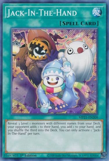 Jack In The Hand 2021 Tin of Ancient Battles Yu-Gi-Oh! card