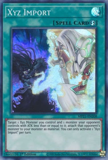 Xyz Import 2021 Tin of Ancient Battles Yu-Gi-Oh! card