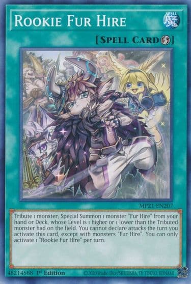 Rookie Fur Hire 2021 Tin of Ancient Battles Yu-Gi-Oh! card