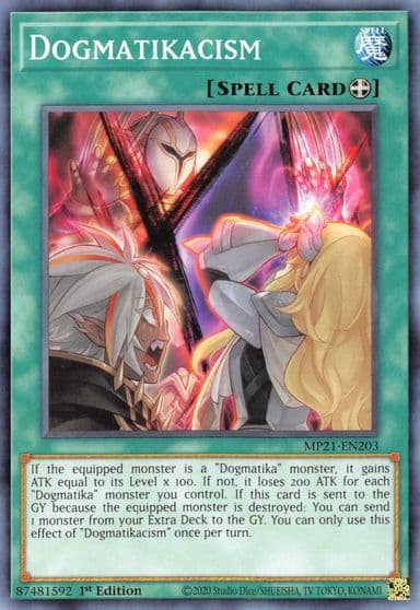 Dogmatikacism 2021 Tin of Ancient Battles Yu-Gi-Oh! card