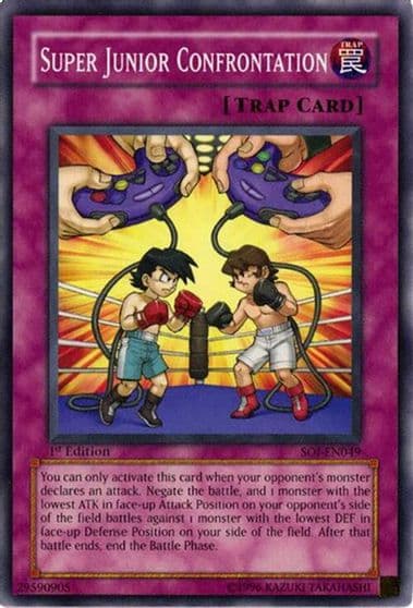 Super Junior Confrontation Shadow of Infinity Yu-Gi-Oh! card