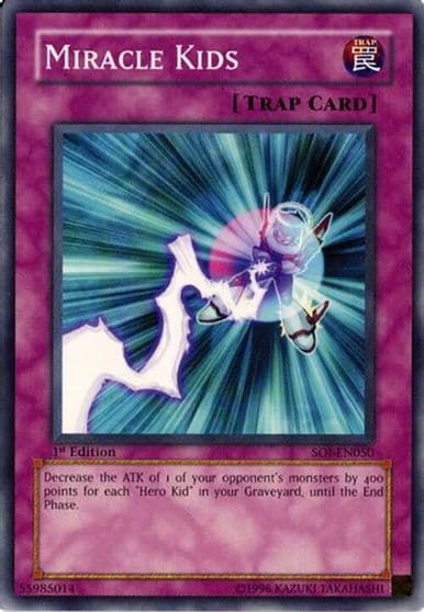 Miracle Kids Shadow of Infinity Yu-Gi-Oh! card