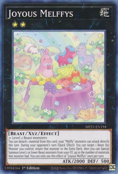 Joyous Melffys 2021 Tin of Ancient Battles Yu-Gi-Oh! card