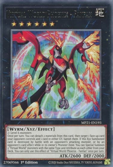 Virtual World Phoenix Fanfan 2021 Tin of Ancient Battles Yu-Gi-Oh! card