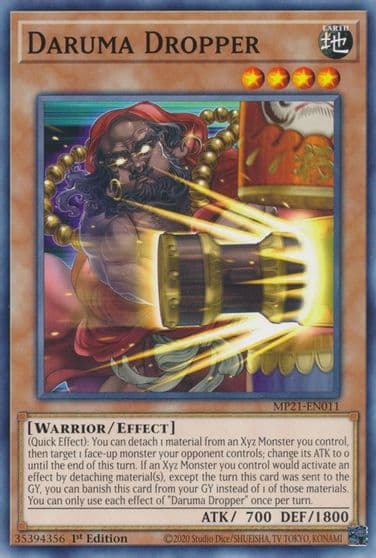 Daruma Dropper 2021 Tin of Ancient Battles Yu-Gi-Oh! card