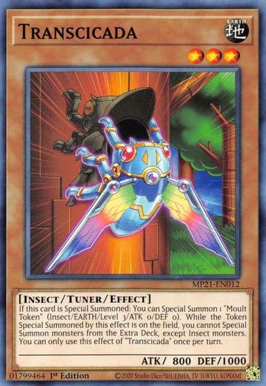Transcicada 2021 Tin of Ancient Battles Yu-Gi-Oh! card