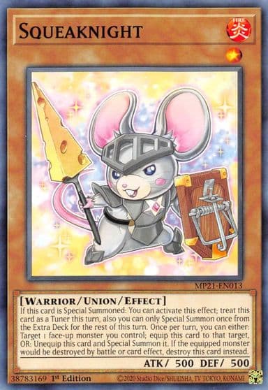 Squeaknight 2021 Tin of Ancient Battles Yu-Gi-Oh! card