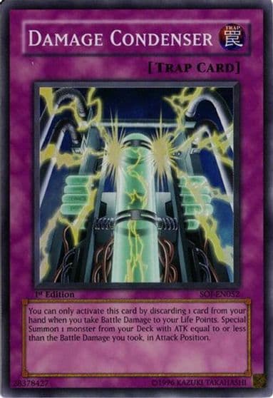Damage Condenser Shadow of Infinity Yu-Gi-Oh! card