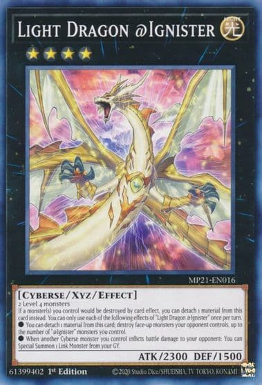 Light Dragon Ignister 2021 Tin of Ancient Battles Yu-Gi-Oh! card