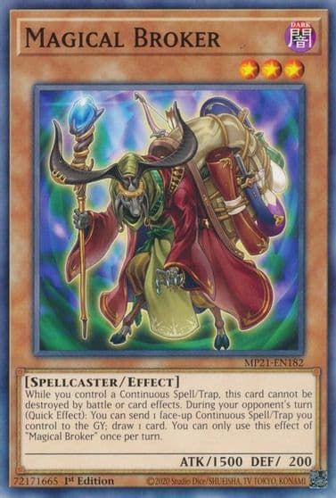 Magical Broker 2021 Tin of Ancient Battles Yu-Gi-Oh! card