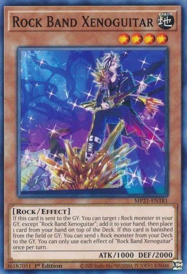 Rock Band Xenoguitar 2021 Tin of Ancient Battles Yu-Gi-Oh! card