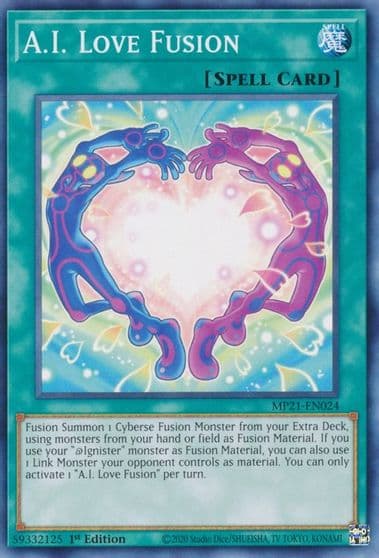 AI Love Fusion 2021 Tin of Ancient Battles Yu-Gi-Oh! card