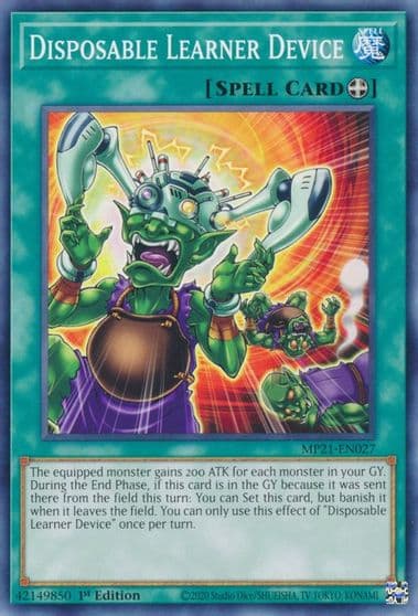 Disposable Learner Device 2021 Tin of Ancient Battles Yu-Gi-Oh! card