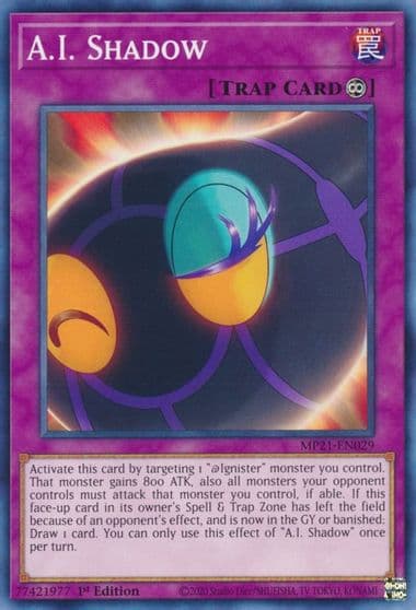 AI Shadow 2021 Tin of Ancient Battles Yu-Gi-Oh! card