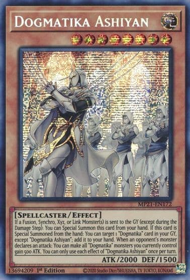 Dogmatika Ashiyan 2021 Tin of Ancient Battles Yu-Gi-Oh! card