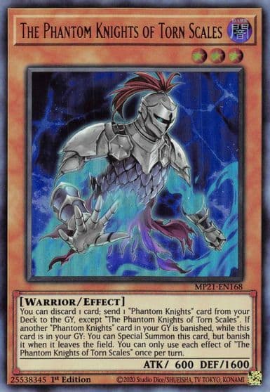 The Phantom Knights of Torn Scales 2021 Tin of Ancient Battles Yu-Gi-Oh! card