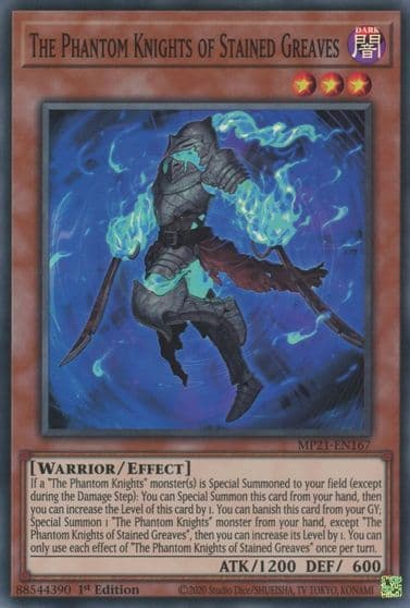 The Phantom Knights of Stained Greaves 2021 Tin of Ancient Battles Yu-Gi-Oh! card