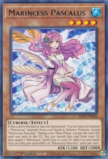 Marincess Pascalus 2021 Tin of Ancient Battles Yu-Gi-Oh! card