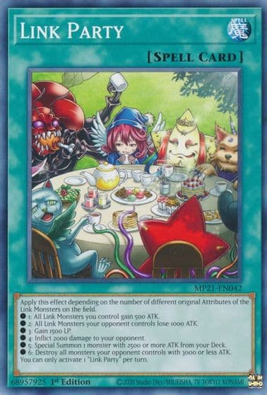 Link Party 2021 Tin of Ancient Battles Yu-Gi-Oh! card