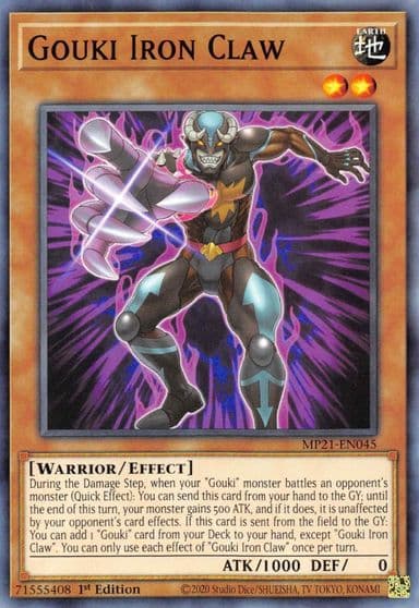 Gouki Iron Claw 2021 Tin of Ancient Battles Yu-Gi-Oh! card