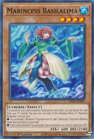 Marincess Basilalima 2021 Tin of Ancient Battles Yu-Gi-Oh! card