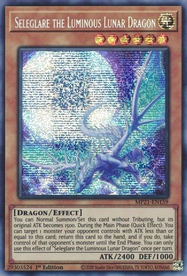 Seleglare the Luminous Lunar Dragon 2021 Tin of Ancient Battles Yu-Gi-Oh! card