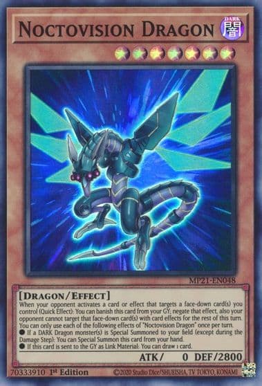 Noctovision Dragon 2021 Tin of Ancient Battles Yu-Gi-Oh! card
