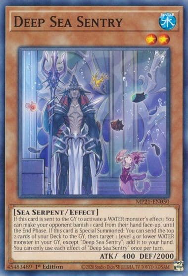Deep Sea Sentry 2021 Tin of Ancient Battles Yu-Gi-Oh! card