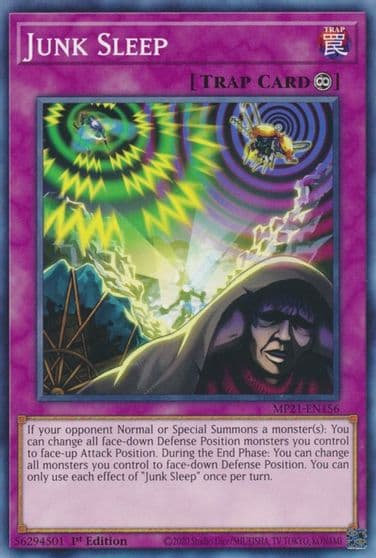 Junk Sleep 2021 Tin of Ancient Battles Yu-Gi-Oh! card