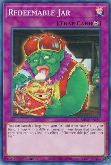 Redeemable Jar 2021 Tin of Ancient Battles Yu-Gi-Oh! card