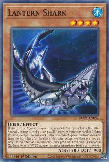 Lantern Shark 2021 Tin of Ancient Battles Yu-Gi-Oh! card