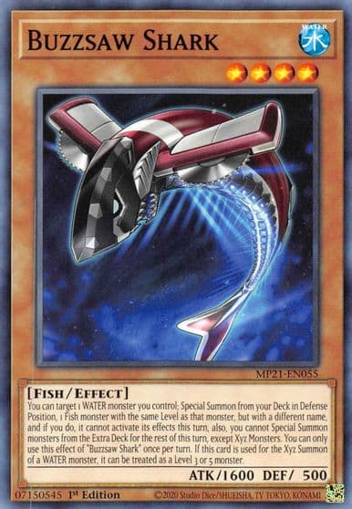 Buzzsaw Shark 2021 Tin of Ancient Battles Yu-Gi-Oh! card