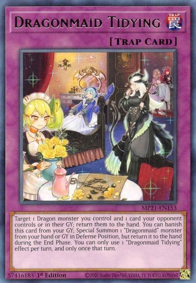 Dragonmaid Tidying 2021 Tin of Ancient Battles Yu-Gi-Oh! card