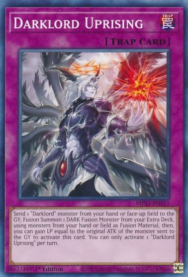 Darklord Uprising 2021 Tin of Ancient Battles Yu-Gi-Oh! card