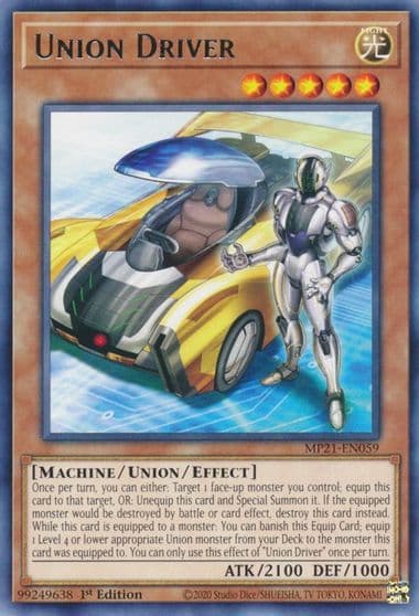 Union Driver 2021 Tin of Ancient Battles Yu-Gi-Oh! card