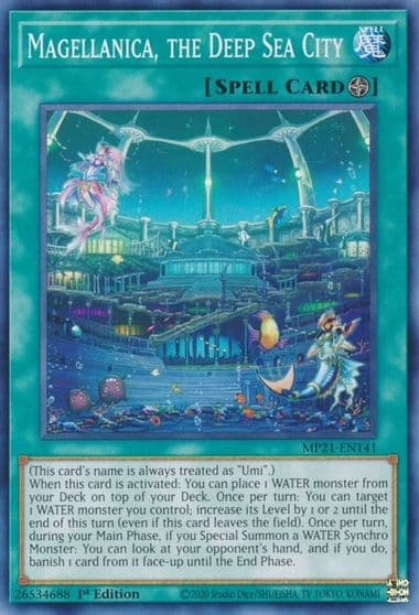 Magellanica the Deep Sea City 2021 Tin of Ancient Battles Yu-Gi-Oh! card