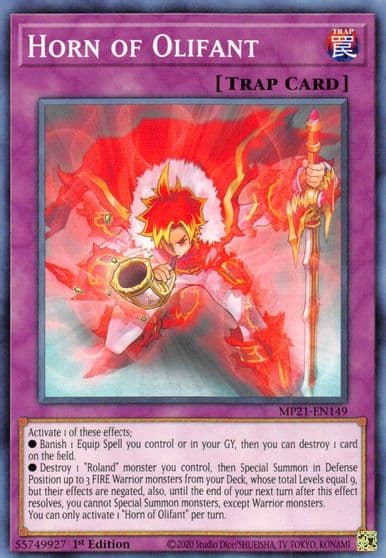 Horn of Olifant 2021 Tin of Ancient Battles Yu-Gi-Oh! card