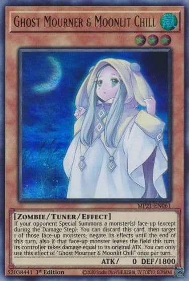 Ghost Mourner and Moonlit Chill 2021 Tin of Ancient Battles Yu-Gi-Oh! card