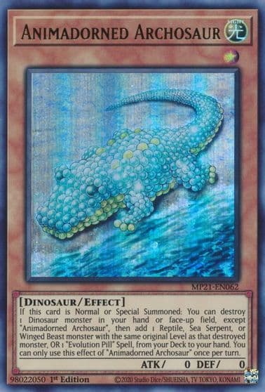 Animadorned Archosaur 2021 Tin of Ancient Battles Yu-Gi-Oh! card