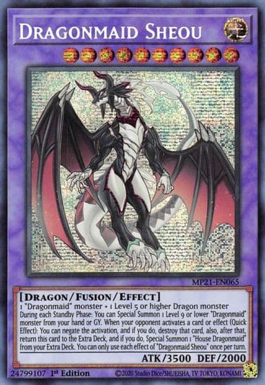 Dragonmaid Sheou 2021 Tin of Ancient Battles Yu-Gi-Oh! card
