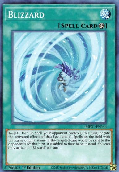 Blizzard 2021 Tin of Ancient Battles Yu-Gi-Oh! card